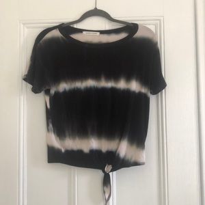 Caution to the Wind tye dye top